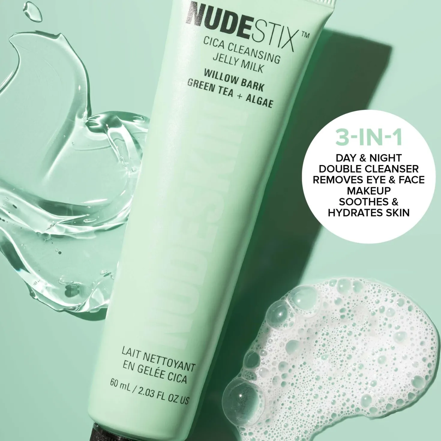 Nudestix Cica Cleansing Jelly Milk 60 ml