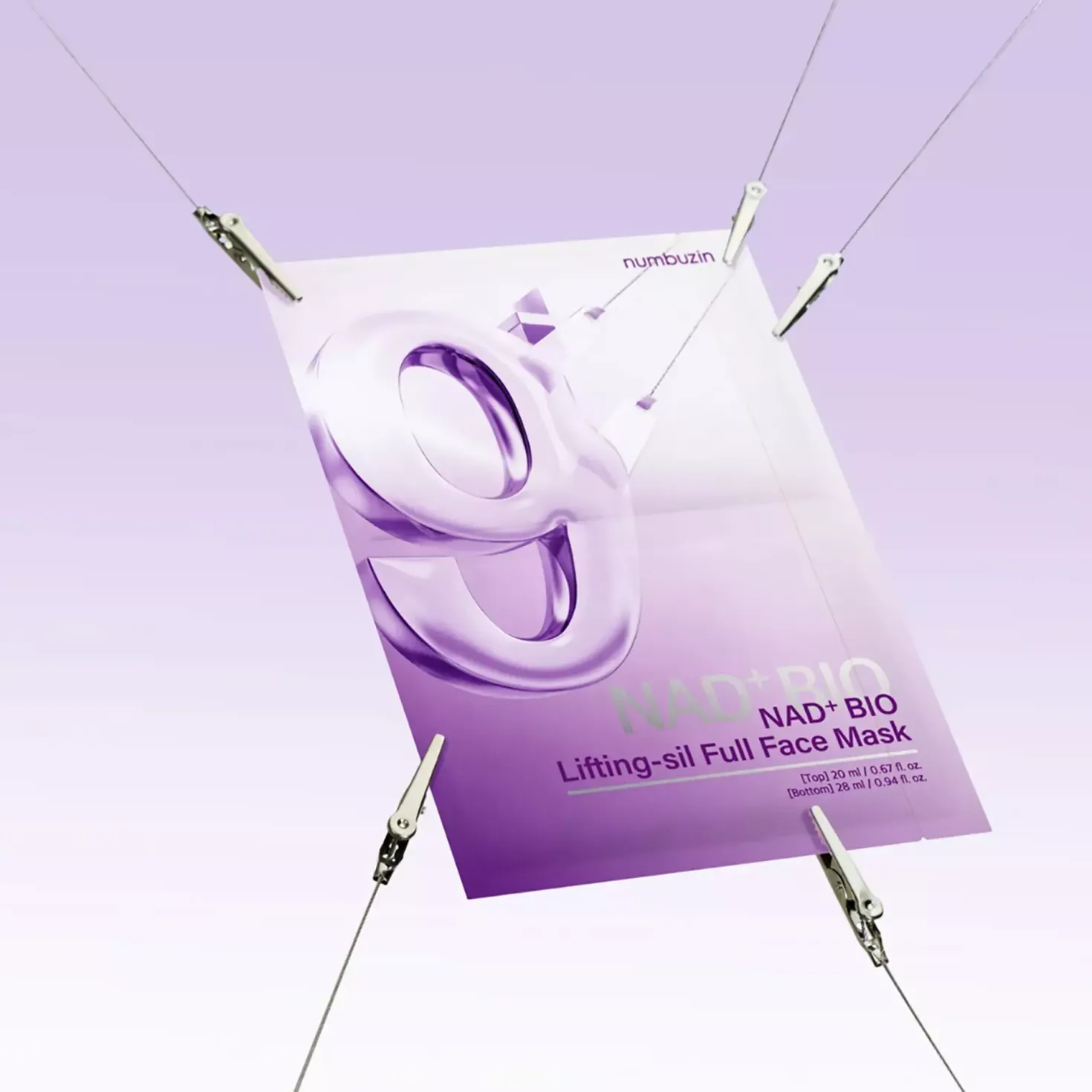 numbuzin No.9 NAD+ Bio Lifting-Sil Full Face Pack Sheet 48 ml
