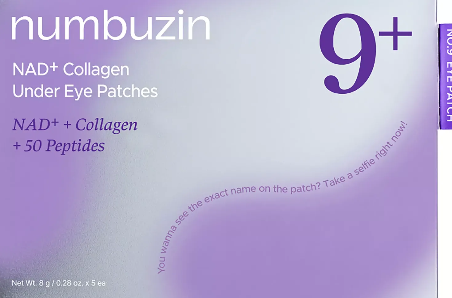 numbuzin No.9 NAD+ Collagen Under Eye Patches 5pcs 40 ml