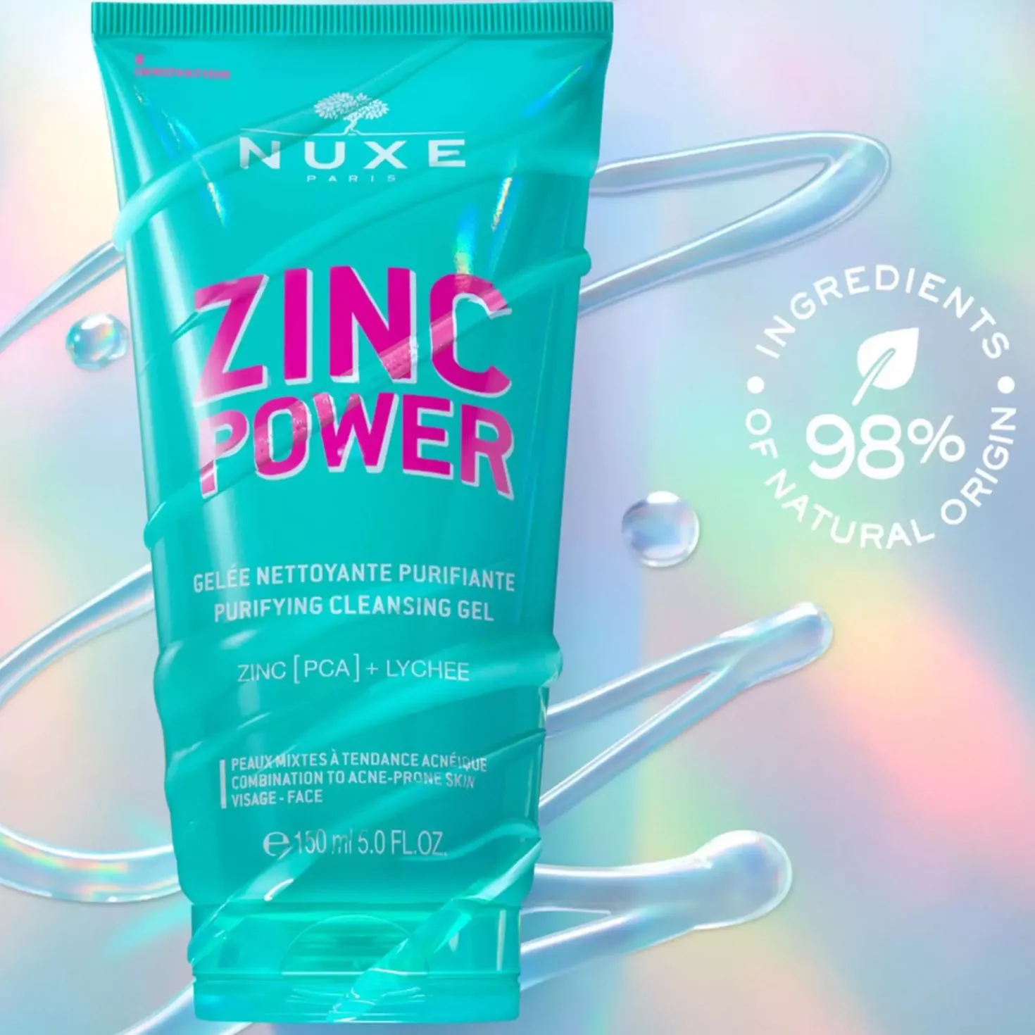 NuxeZinc Power Purifying Cleansing Gel 150 ml