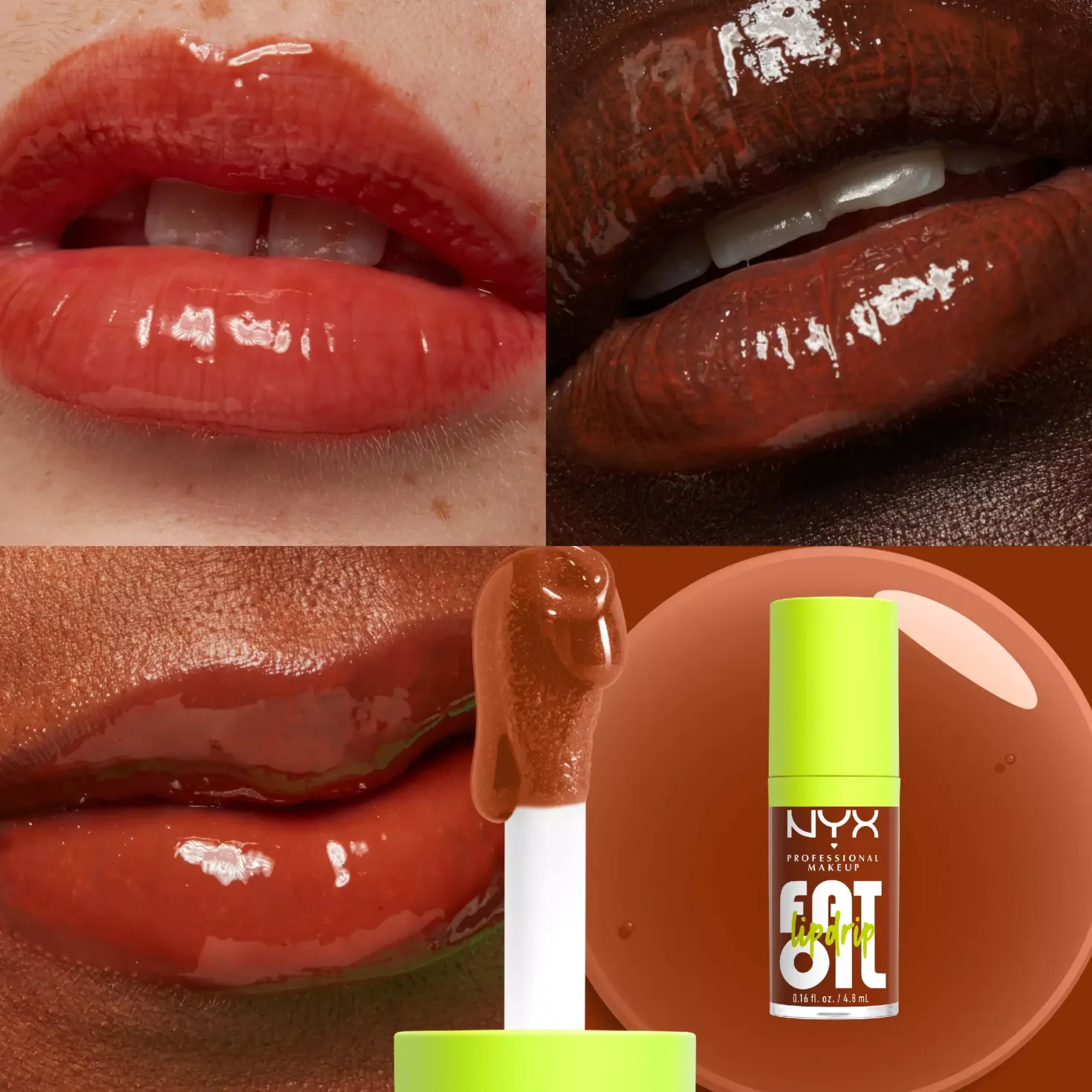 NYX PROFESSIONAL MAKEUP Fat Oil Lip Drip Lip Gloss 02 Missed Call