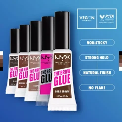 NYX PROFESSIONAL MAKEUP The Brow Glue Lamination Gel 01 Transparent