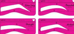NYX PROFESSIONAL MAKEUP Zero to Brow Stencil Thick Brows