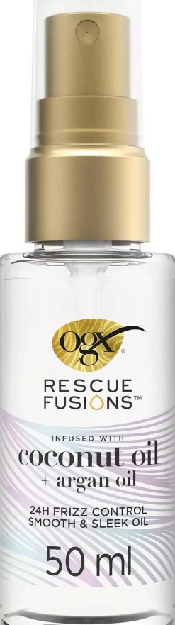 OgxRescue Fusions 24hr Frizz Control Smooth and Sleek Oil 50 ml
