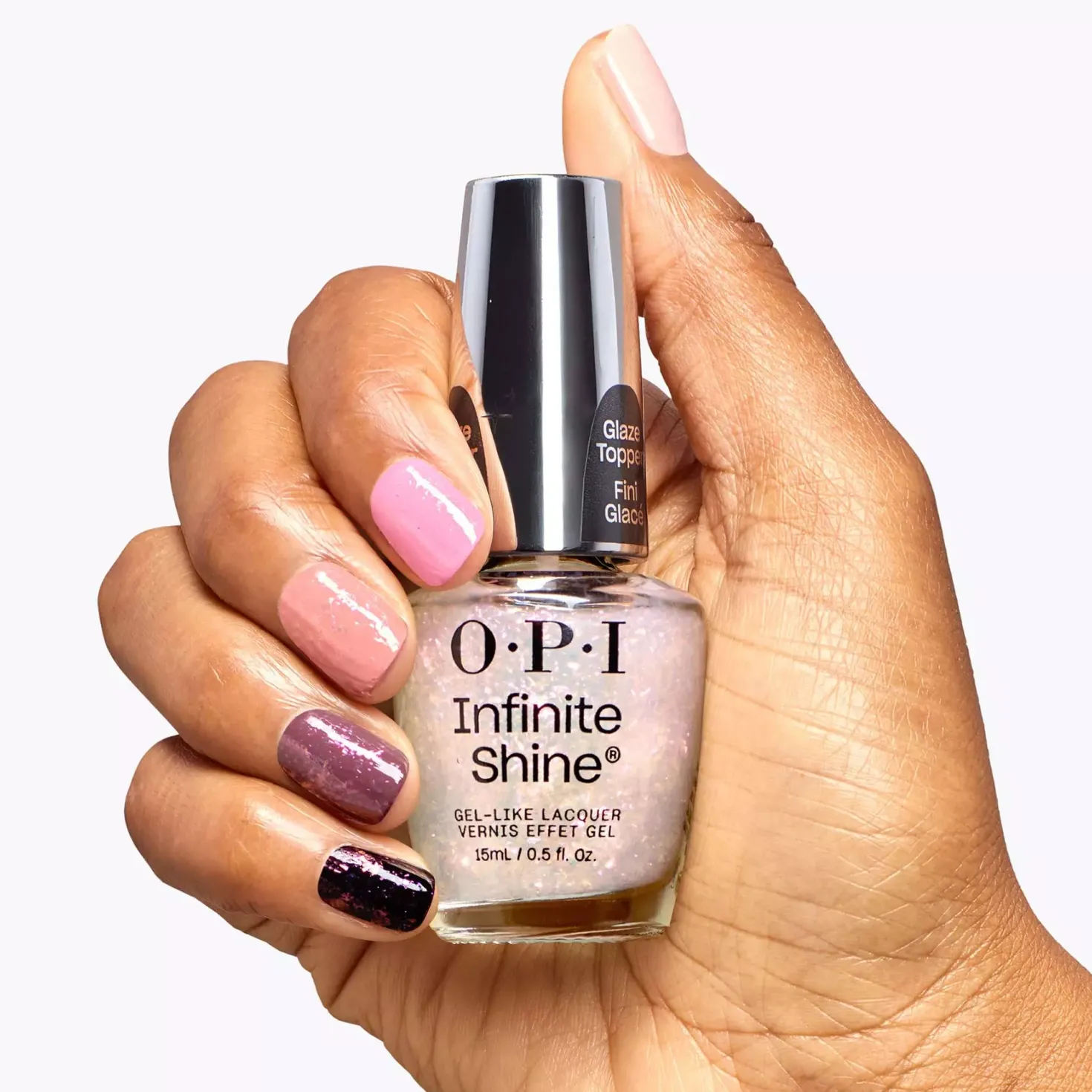 OPIInfinite Shine Glaze Toppers Glint Condition