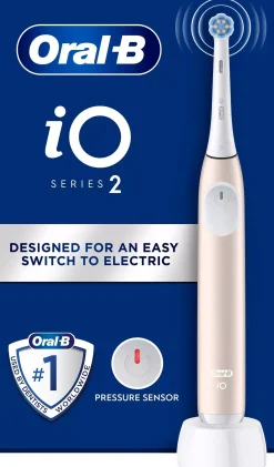 Oral B iO 2 Electric Toothbrush Calm Pink