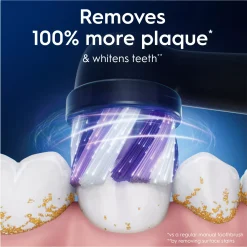 Oral B iO Radiant White Toothbrush Heads Black 3 stk