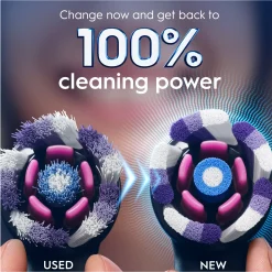 Oral B iO Radiant White Toothbrush Heads Black 3 stk