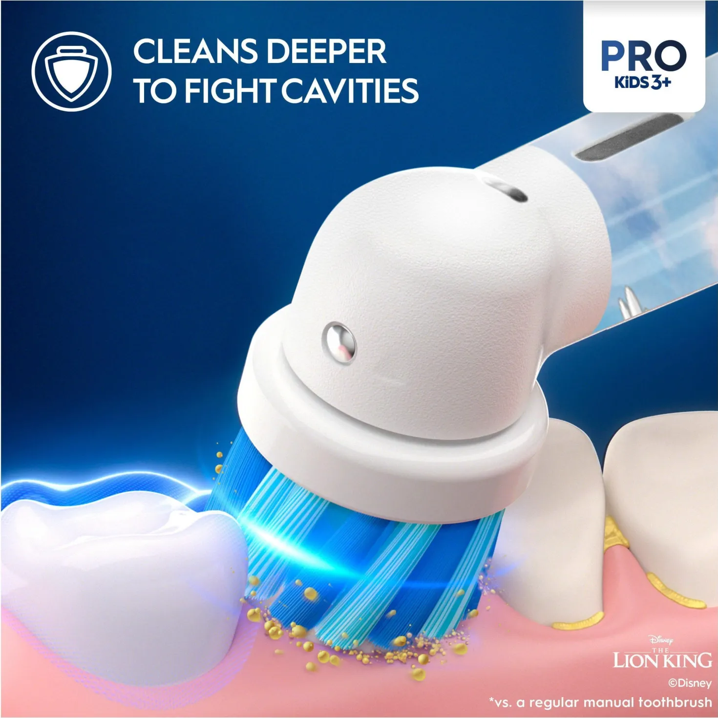 Oral B Pro Kids Electric Toothbrush 1 Brush head The Lion King