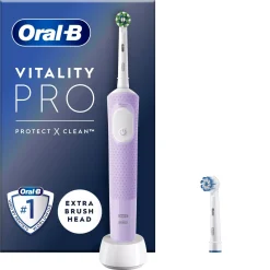 Oral B Vitality Pro Electric Toothbrush 2 Brush heads Purple