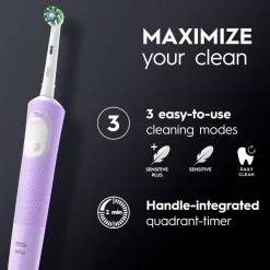 Oral B Vitality Pro Electric Toothbrush 2 Brush heads Purple