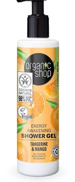 Organic Shop Energy Awakening Shower Gel Tangerine & Mango 280 ml
