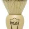 Parker Shaving Ivory Handle Synthetic Bristle Shave Brush