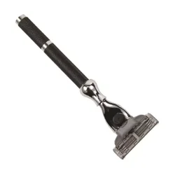 Parker Shaving 42M - Black & Chrome Mach 3 Compatible Handle Razor