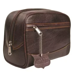 Parker Shaving Parker Leather Travel/Dopp Kit - Large