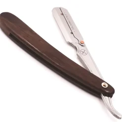 Parker Shaving SRDW- Dark Padauk Wood Handle Clip Type Barber/Straight Razor
