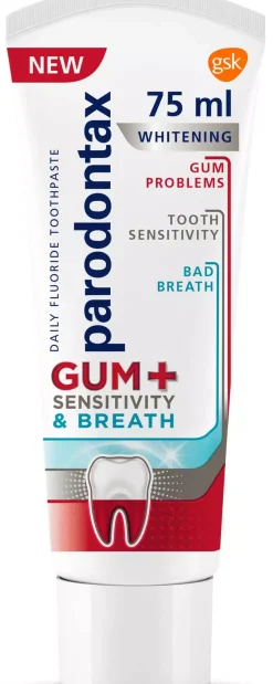 Parodontax Gum+ Sensitivity & Breath Whitening 75 ml