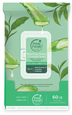 Petal FreshPure Revitalizing Aloe Vera & Green Tea Cleansing Wipes