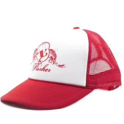 Pusher Trucker Cap R/W Logo