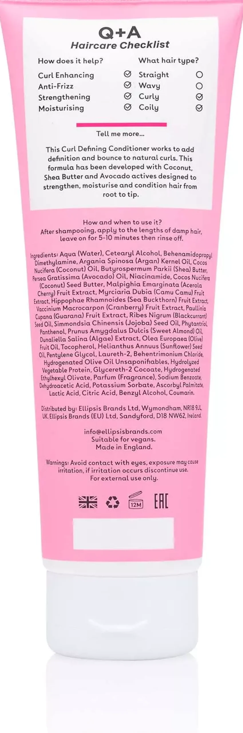 Q+A Curl Defining Conditioner 250 ml