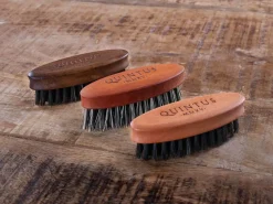 Quintus MMXV Small Beard Brush Pearwood Soft Natural Bristles