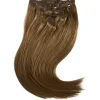 Rapunzel of Sweden Classic Clip-ins Straight / Medium Volume / 7 pieces 50 cm 2.3 Chocolate Brown