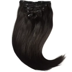 Rapunzel of Sweden Classic Clip-ins Straight / Medium Volume / 7 pieces 60 cm 1.2 Black Brown