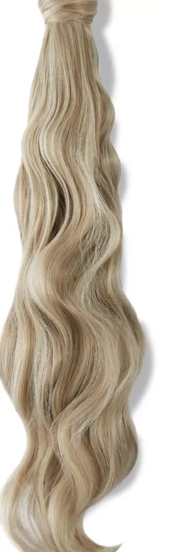 Rapunzel of Sweden Vegan Ponytail Beach Wave / Clip-in / Medium Volume 40 cm 2.3 Chocolate Brown