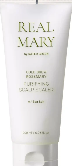 Rated GreenReal Mary Cold Brew Rosemary Purifying Scalp Scaler (Sea Salt) 200 ml