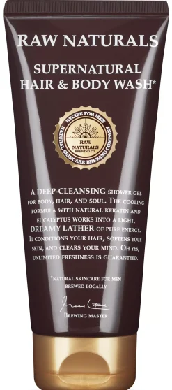 Raw Naturals Supernatural 3 in 1 Hair & Body Wash 200 ml