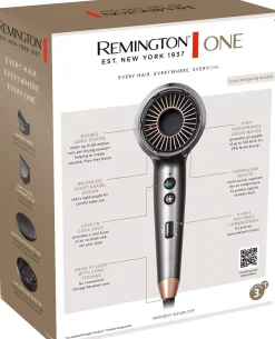 RemingtonONE Dry & Style Hairdryer D6077