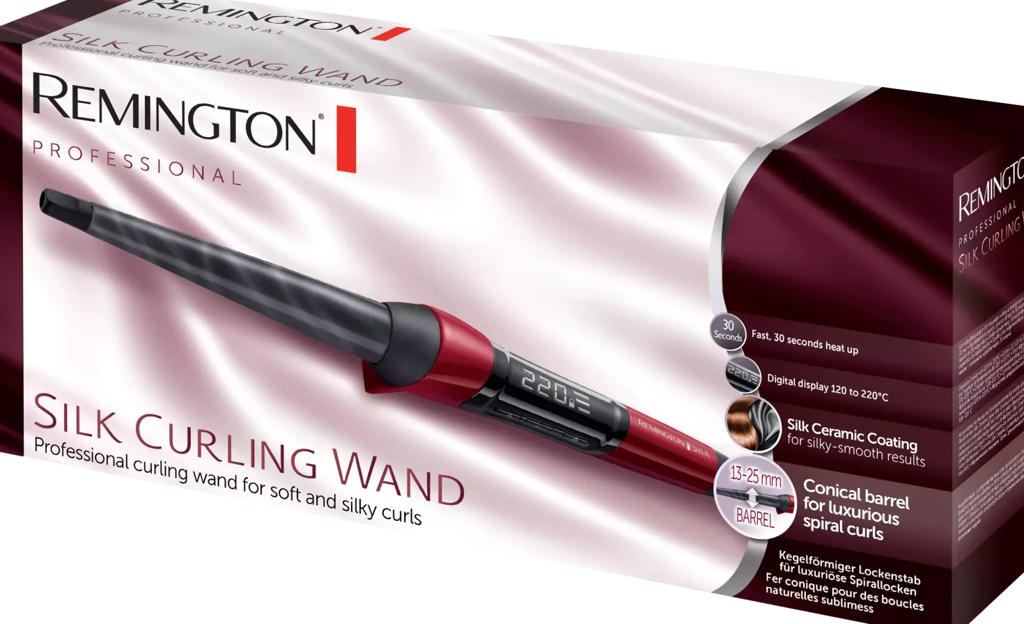 RemingtonSilk Curling Wand