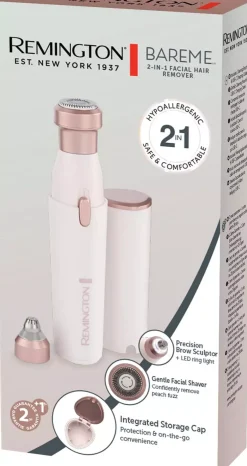Remington WFS200 BareMe™ 2-in1 Facial Hair Remover