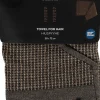 RentoKenno Hair towel 30x72 cm Black/Beige