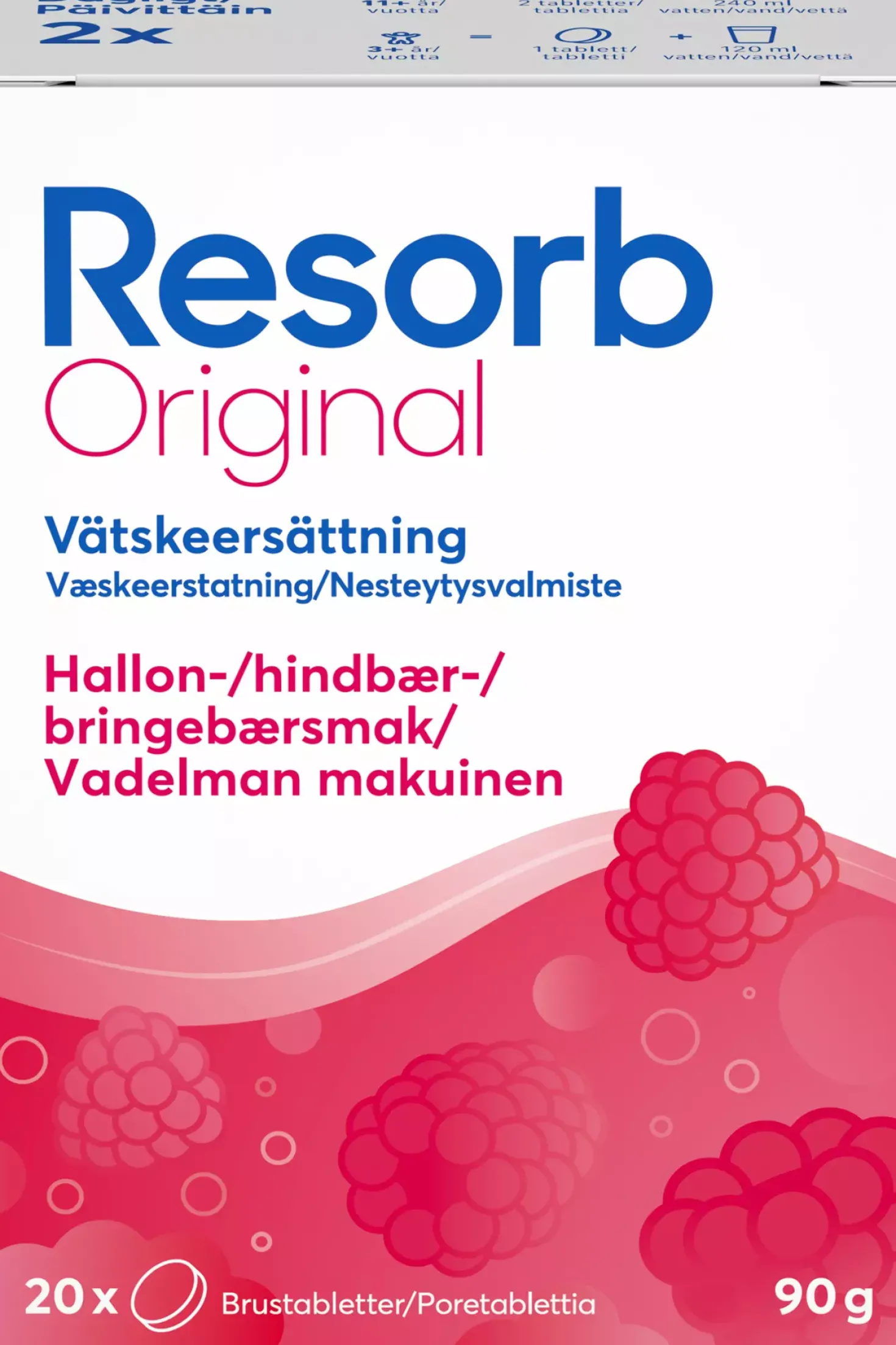 ResorbOriginal Hallonsmak 20 g