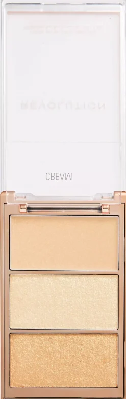Revolution Beauty London Highlight Icon Palette Gold Glow