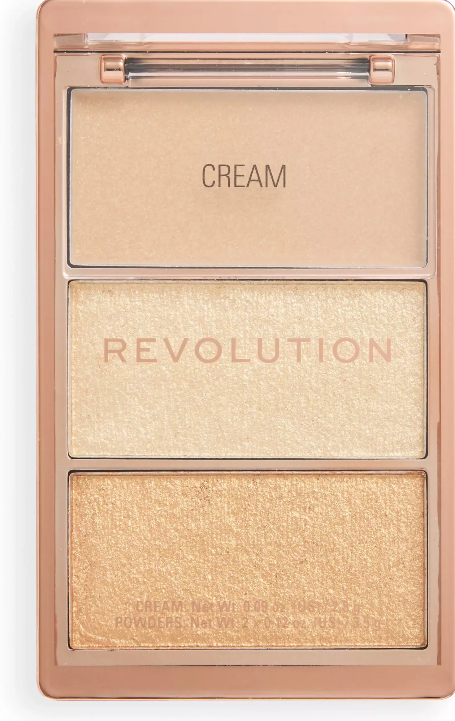Revolution Beauty London Highlight Icon Palette Gold Glow
