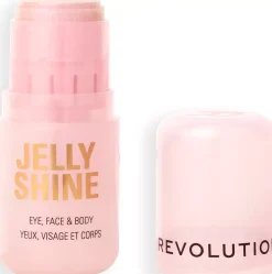 Revolution Beauty London Jelly Shine Shadow and Highlight Stick Silver Moonlight