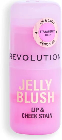 Revolution Beauty London Jelly Blush Stick Lip and Cheek Stain Peach Orange