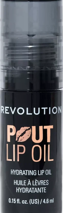 Revolution Beauty London Pout Lip Oil Midnight Black