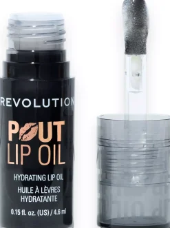 Revolution Beauty London Pout Lip Oil Midnight Black