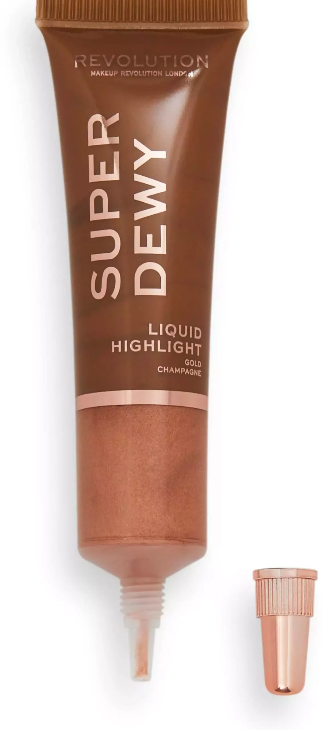 Revolution Beauty London Superdewy Liquid Highlighter Gold Champagne