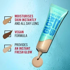 RimmelKind & Free Glow It Up Moisturising Skin Tint Vanilla 160