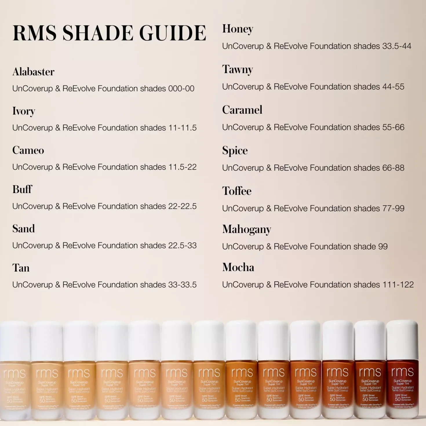 RMS Beauty SunCoverup Super Tint SPF 50 Cameo