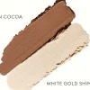 Rose Inc Satin & Shimmer Duet Eyeshadow Satin Cocoa/White Gold Shimmer