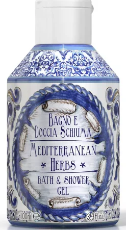 RudyMediterranean Herbs Le Maioliche Bath & Shower Gel 100 ml