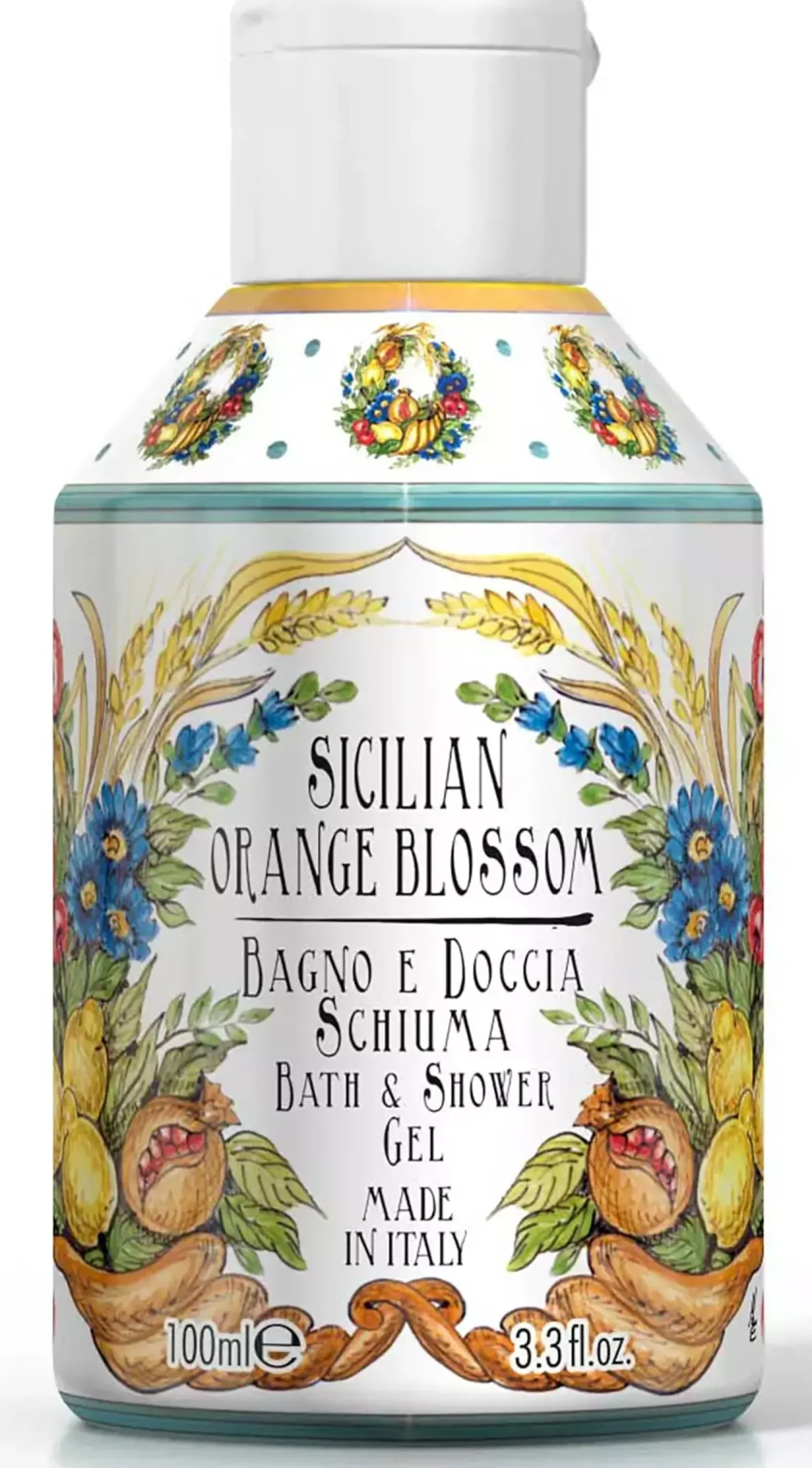 RudySicilian Orange Blossom Le Maioliche Bath & Shower Gel 100 ml