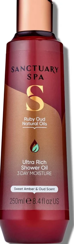 Sanctuary SpaRuby Oud Natural Oils Ultra Rich Shower Oil 250 ml