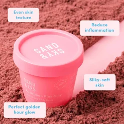 Sand & SkyAustralian Pink Clay Smoothing Body Sand 180 g