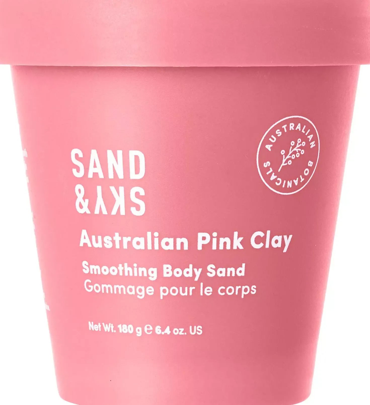 Sand & SkyAustralian Pink Clay Smoothing Body Sand 180 g